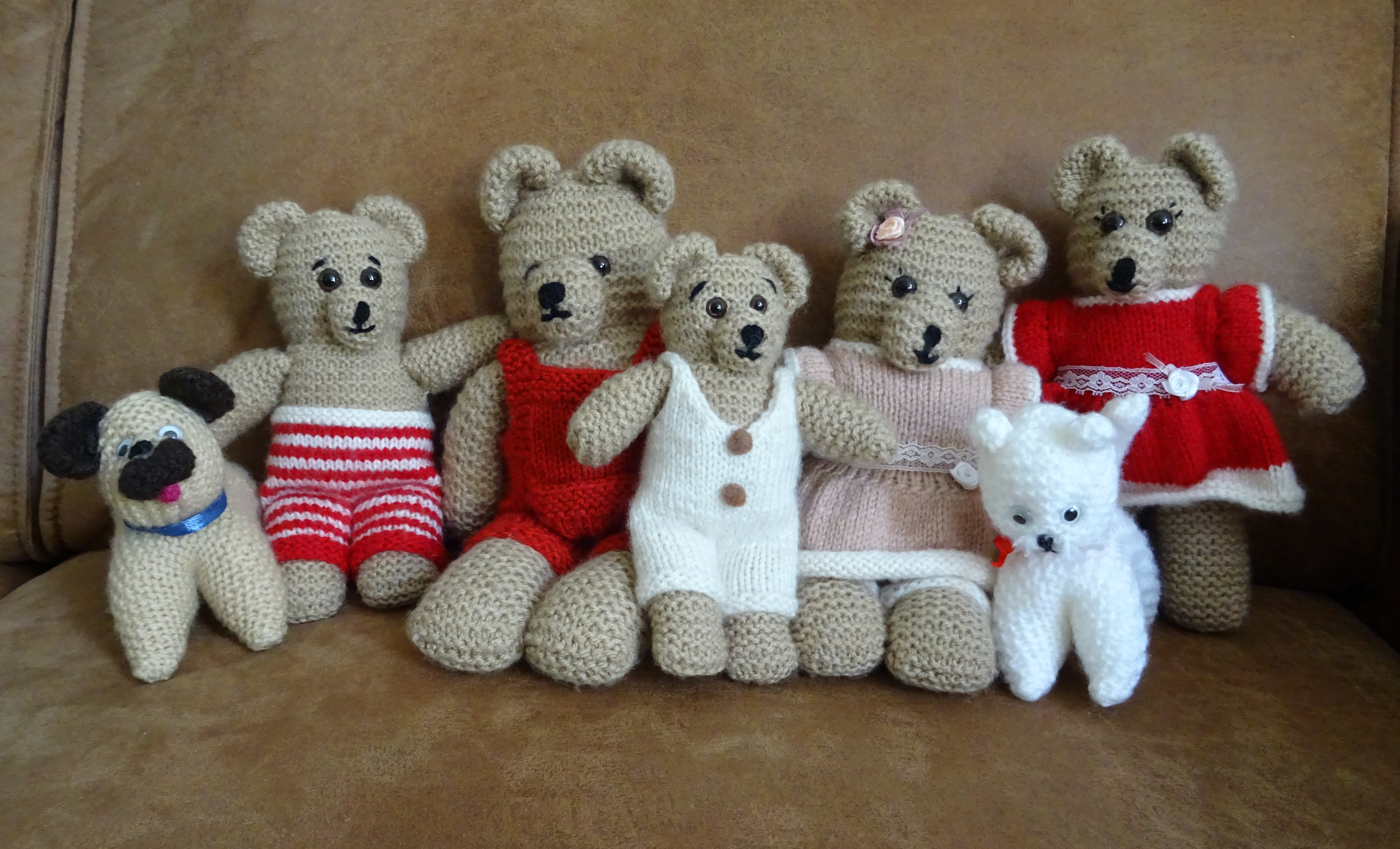 De gebreide knuffeldieren, die je kan maken met de patronen