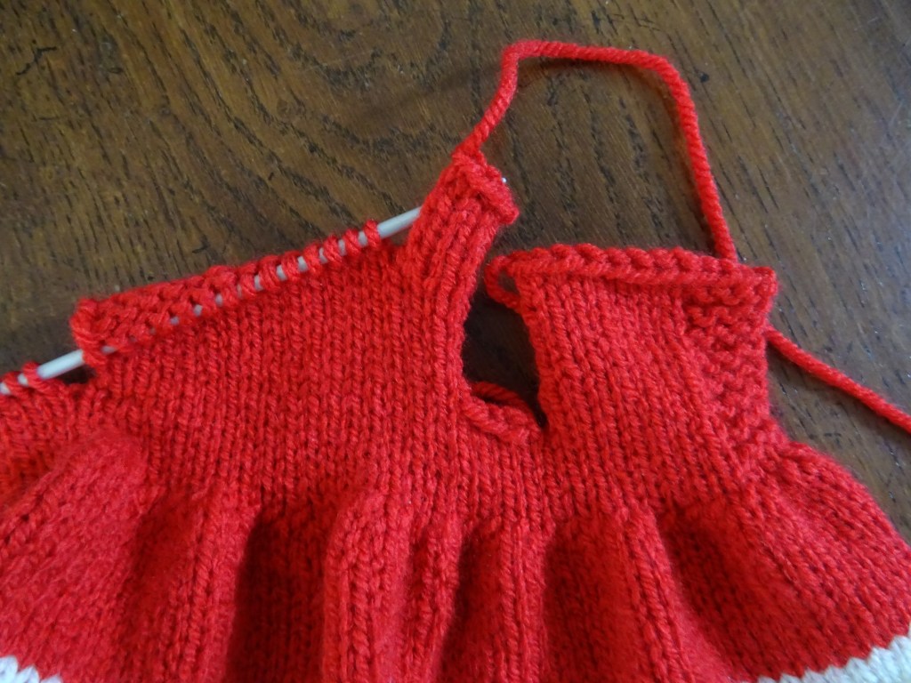 Werkwijze jurkje berenknuffel. Construction dress stuffed bear.