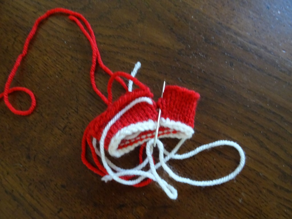 Werkwijze jurkje berenknuffel. Construction dress stuffed bear.