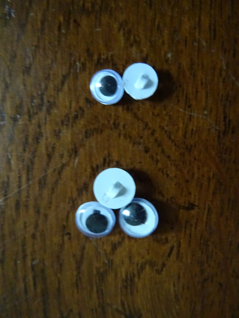 wiebel ogen met bewegende zwarte pupil